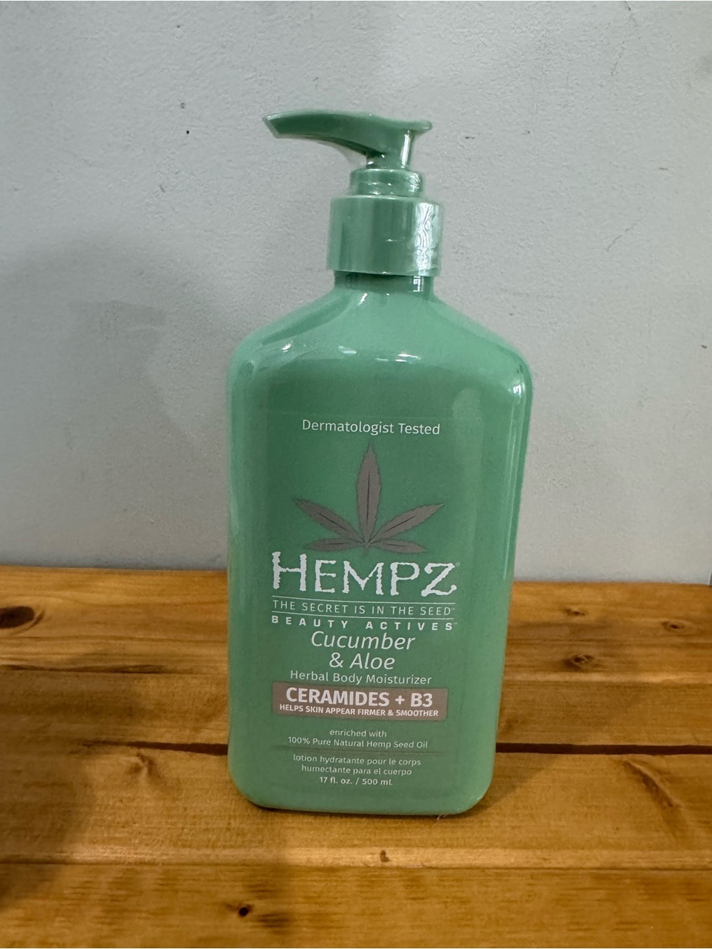 Hempz Cucumber & Aloe Green Body Lotion